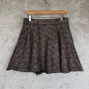 Torrid Skirt Womens 00 Metallic Flare Stretch Pull On Elastic Waist- 2431*